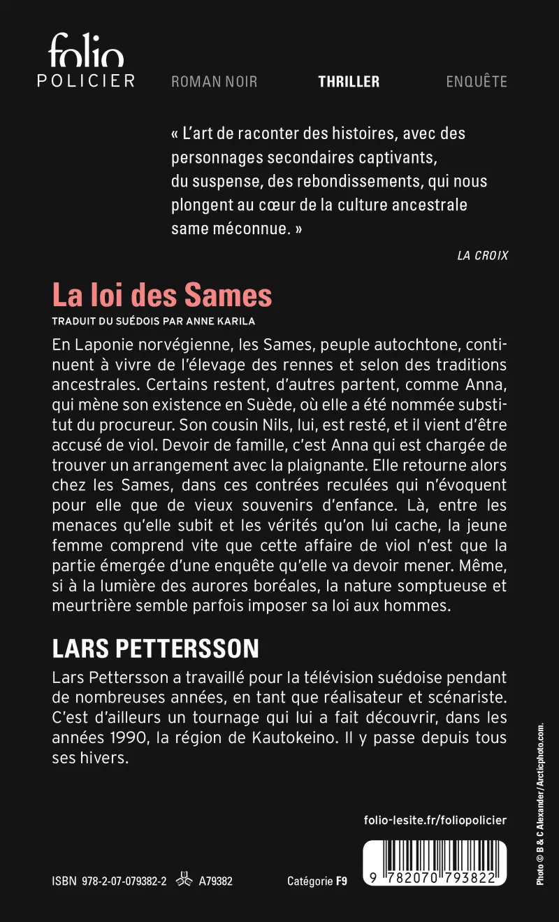 La loi des Sames - Lars Pettersson