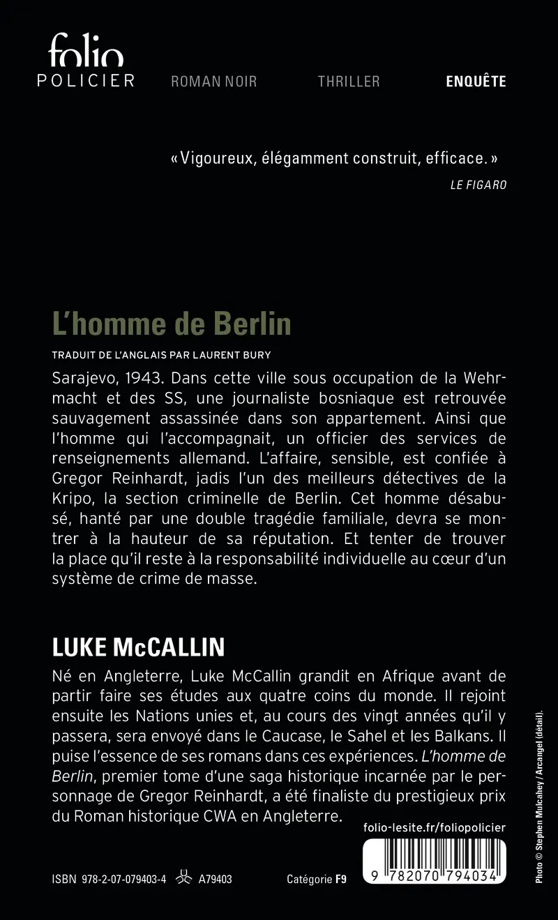 L'homme de Berlin - Luke McCallin