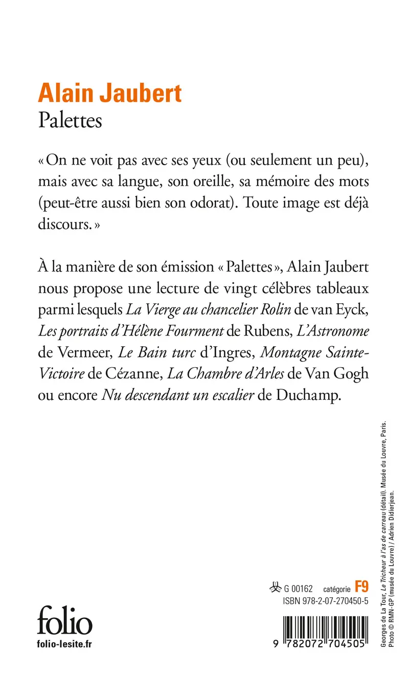 Palettes - Alain Jaubert