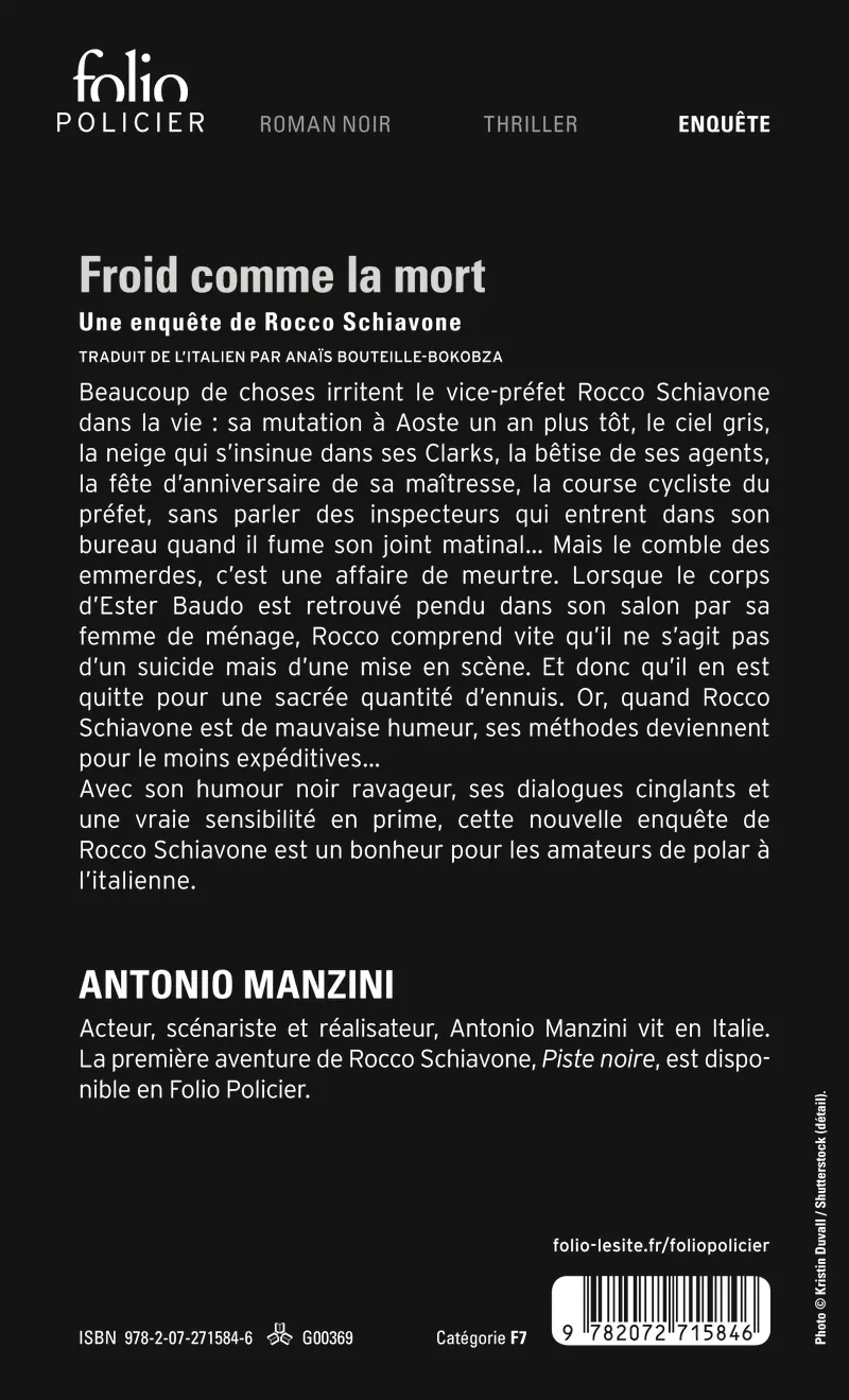 Froid comme la mort - Antonio Manzini