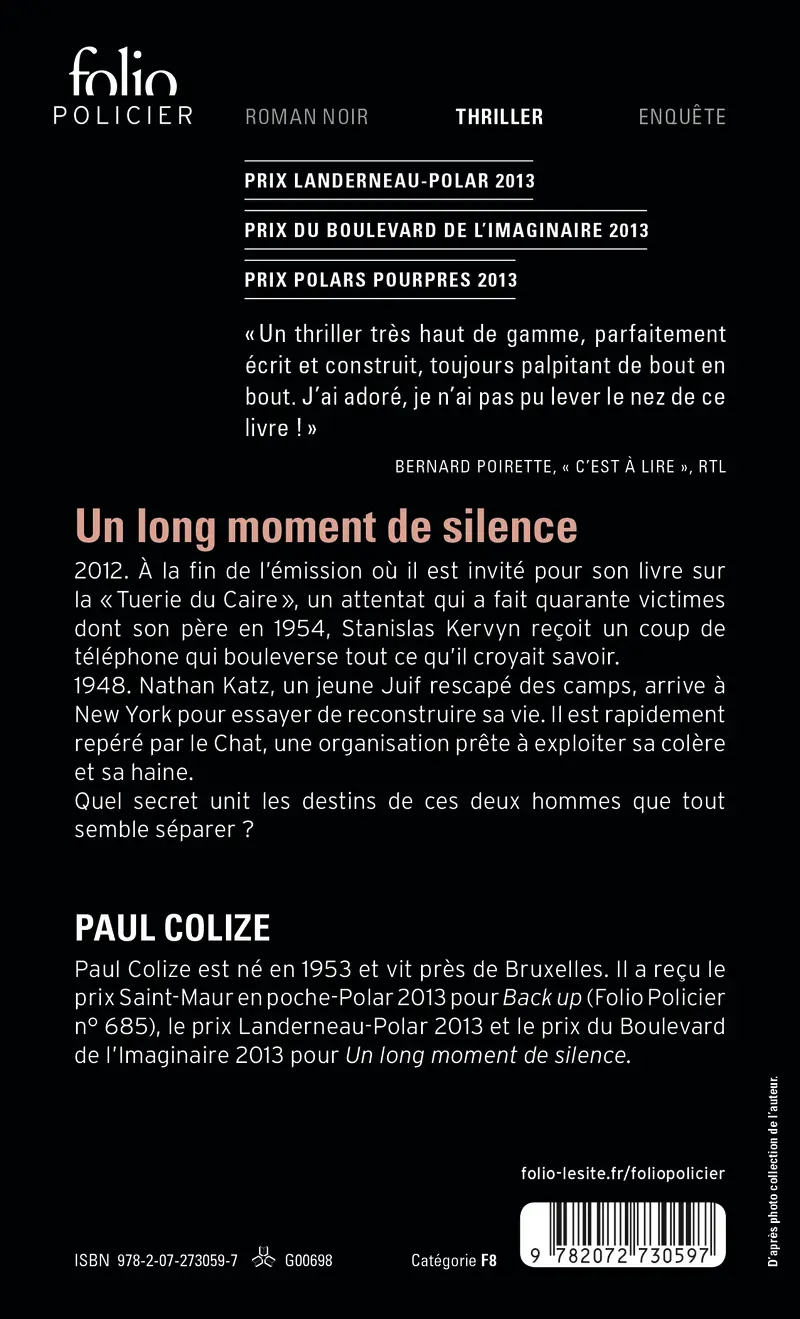 Un long moment de silence - Paul Colize