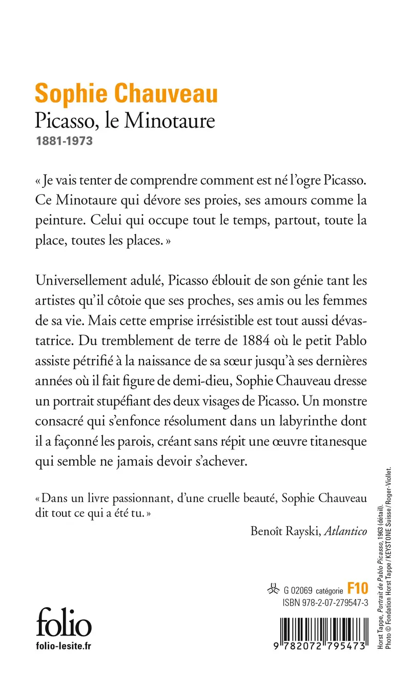 Picasso, le Minotaure - Sophie Chauveau
