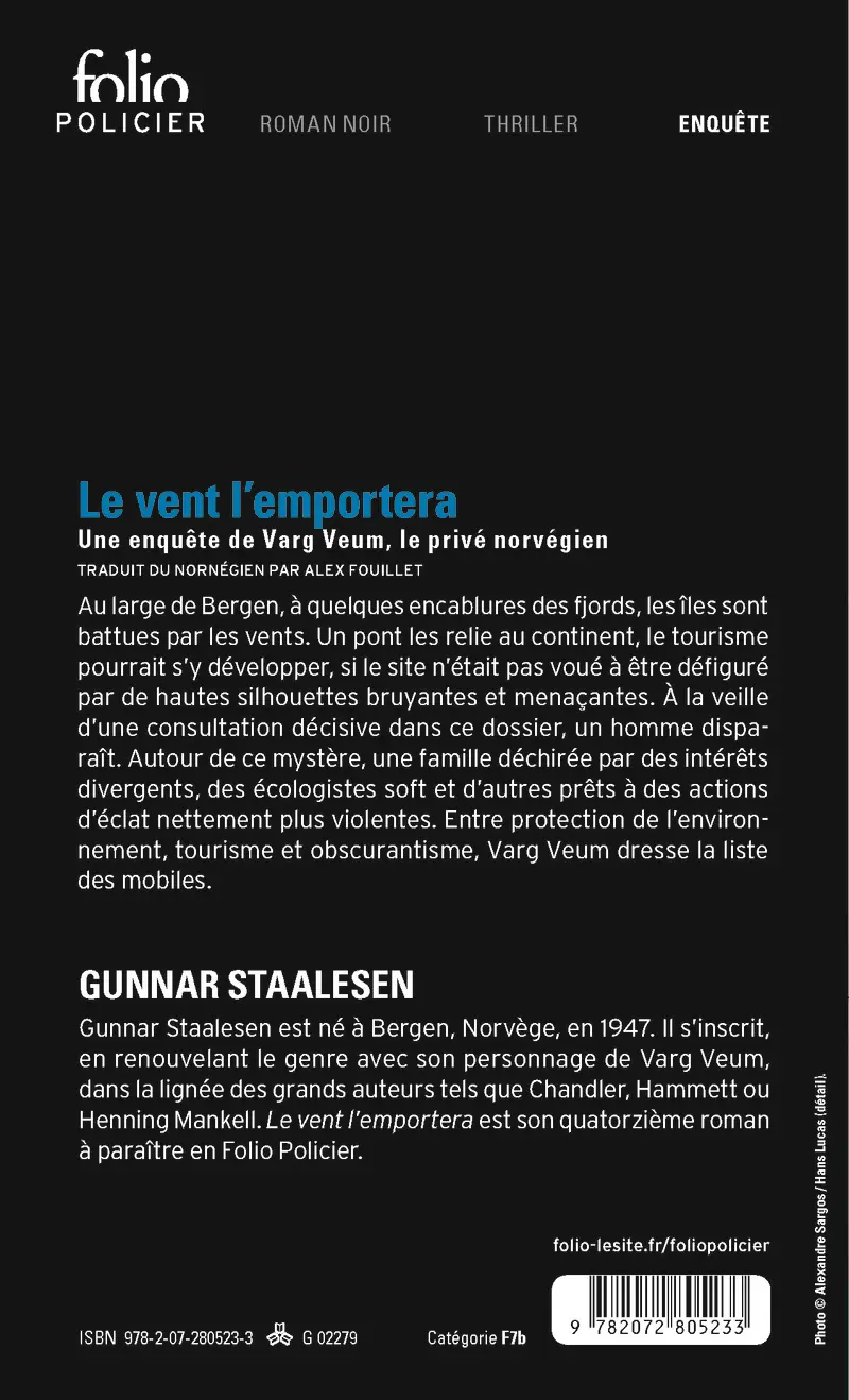 Le vent l’emportera - Gunnar Staalesen