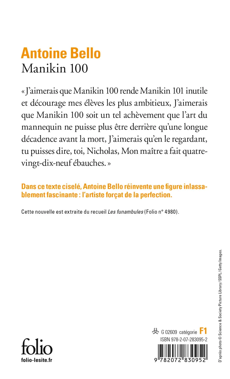 Manikin 100 - Antoine Bello