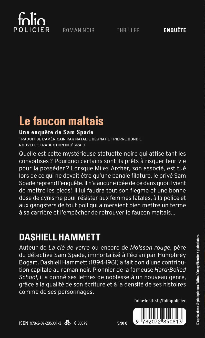 Le faucon maltais - Dashiell Hammett