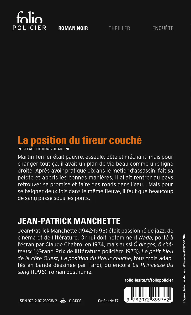 La position du tireur couché - Jean-Patrick Manchette