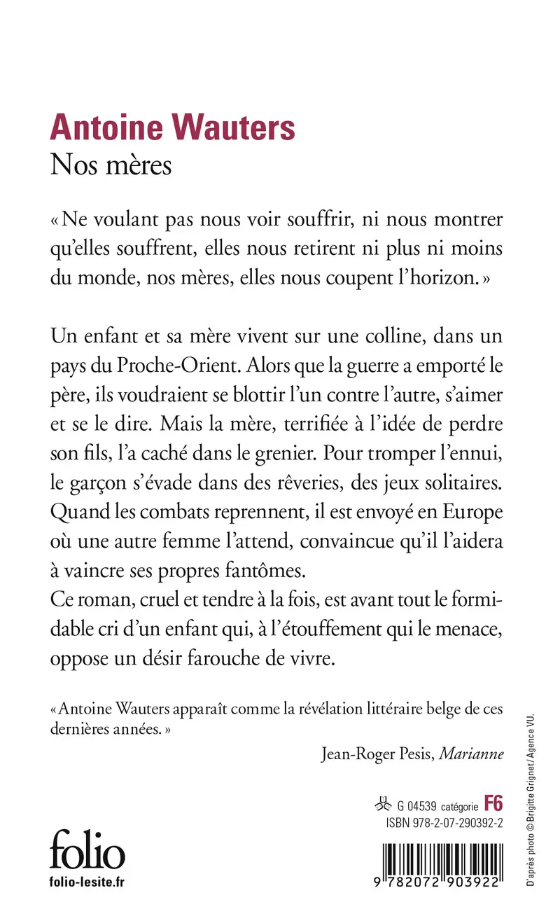 Nos mères - Antoine Wauters