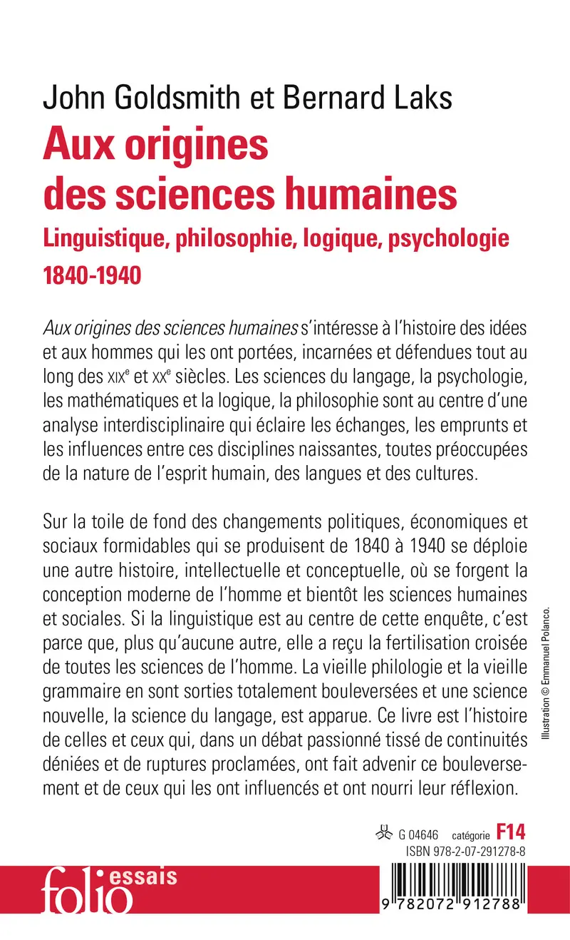 Aux origines des sciences humaines - Bernard Laks - John Goldsmith