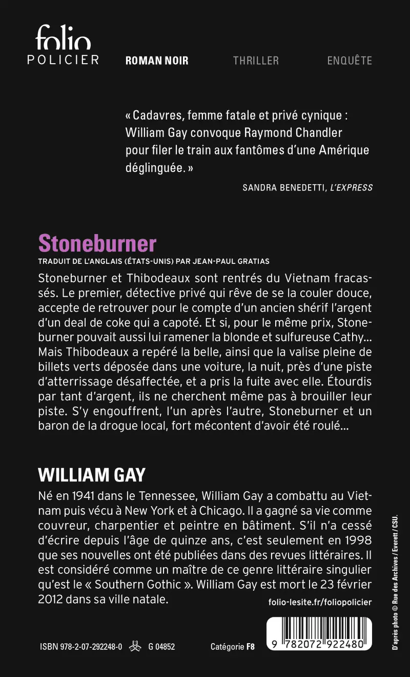 Stoneburner - William Gay