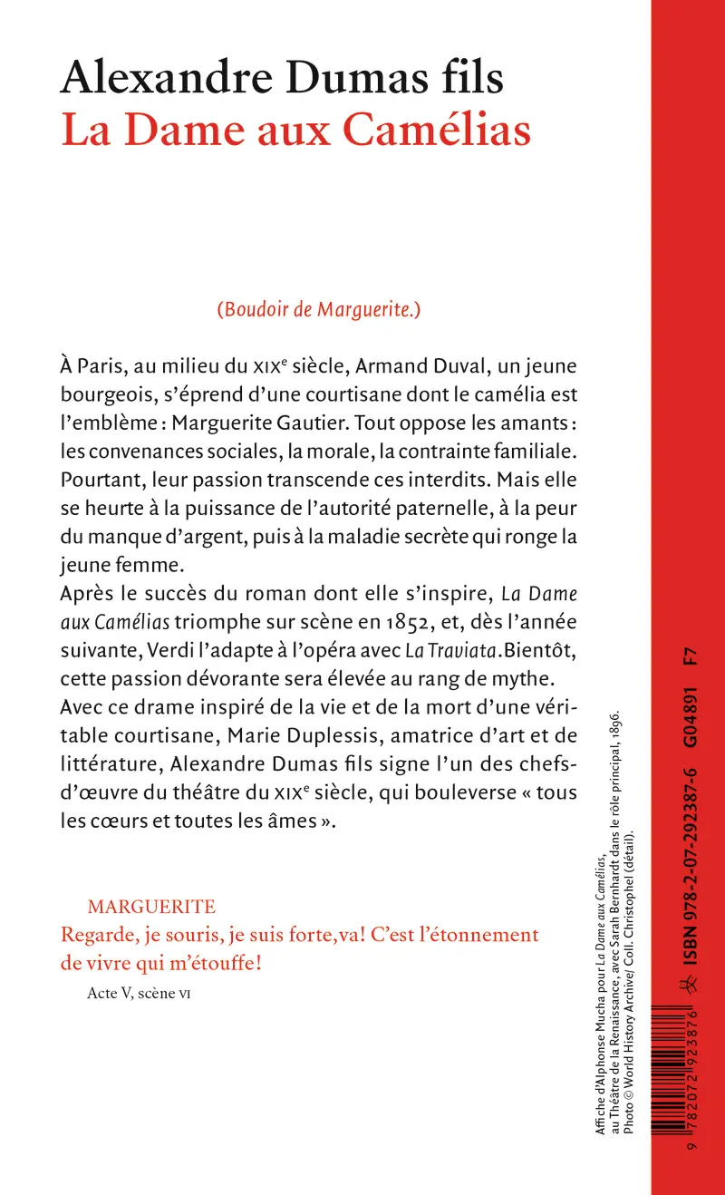 La Dame aux Camélias - Alexandre Dumas [fils]