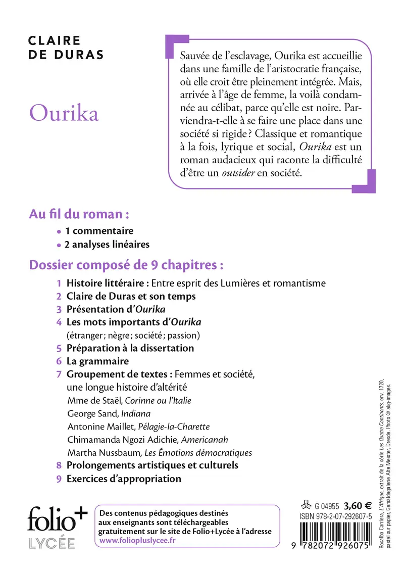 Ourika - Claire de Duras