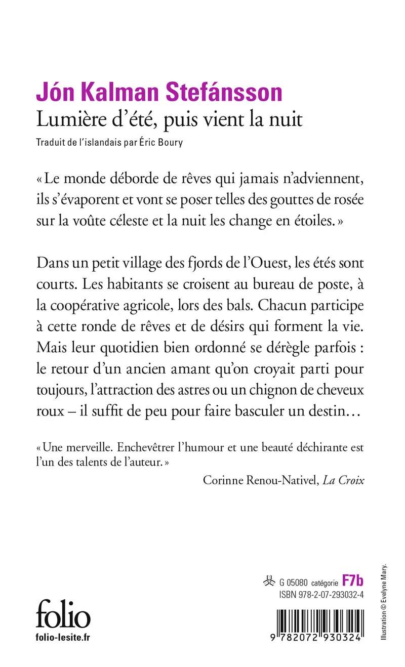 Lumière d’été, puis vient la nuit - Jón Kalman Stefánsson