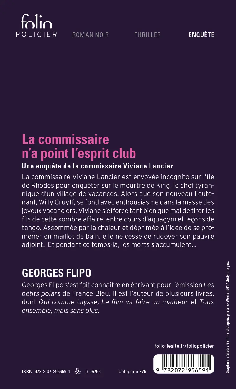 La commissaire n'a point l'esprit club - Georges Flipo