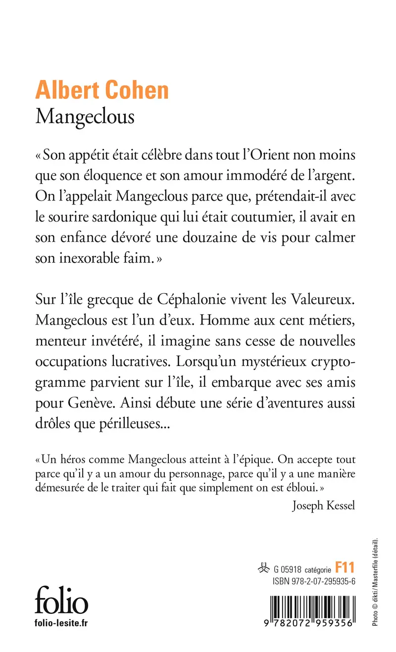 Mangeclous - Albert Cohen