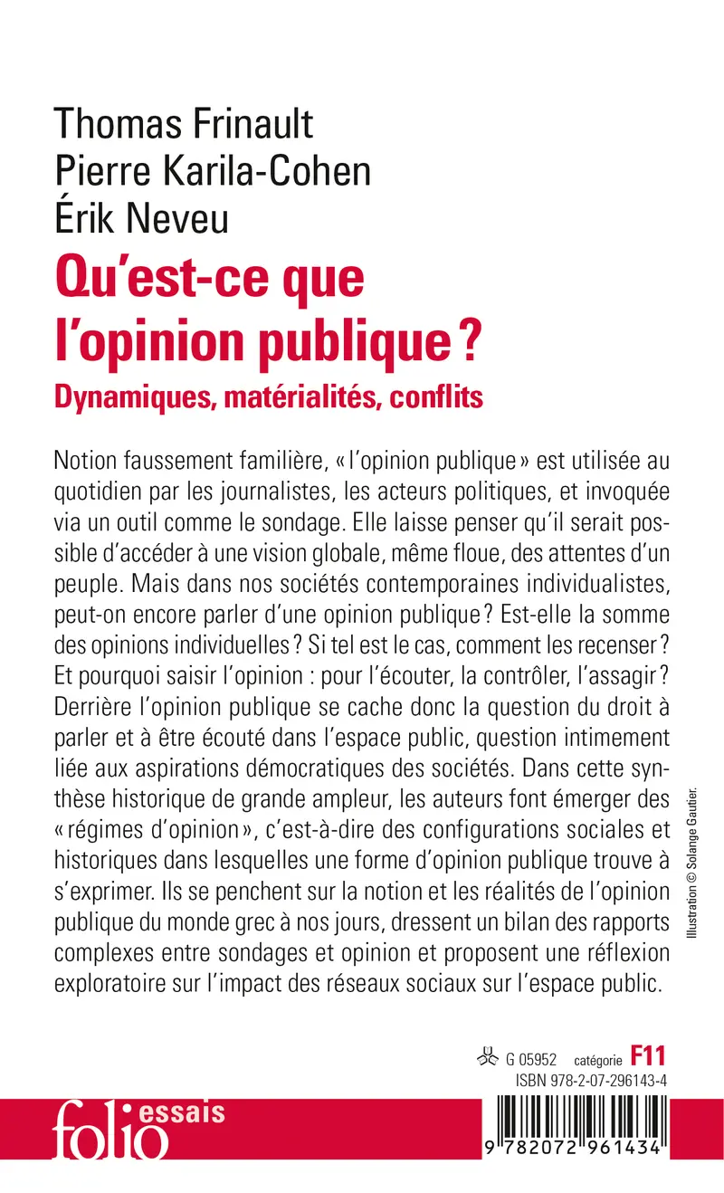 Qu'est-ce que l'opinion publique ? - Thomas Frinault - Pierre Karila-Cohen - Érik Neveu