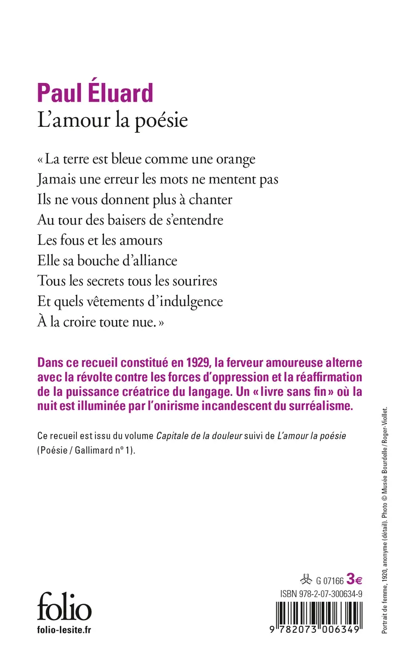 L'amour la poésie - Paul Éluard