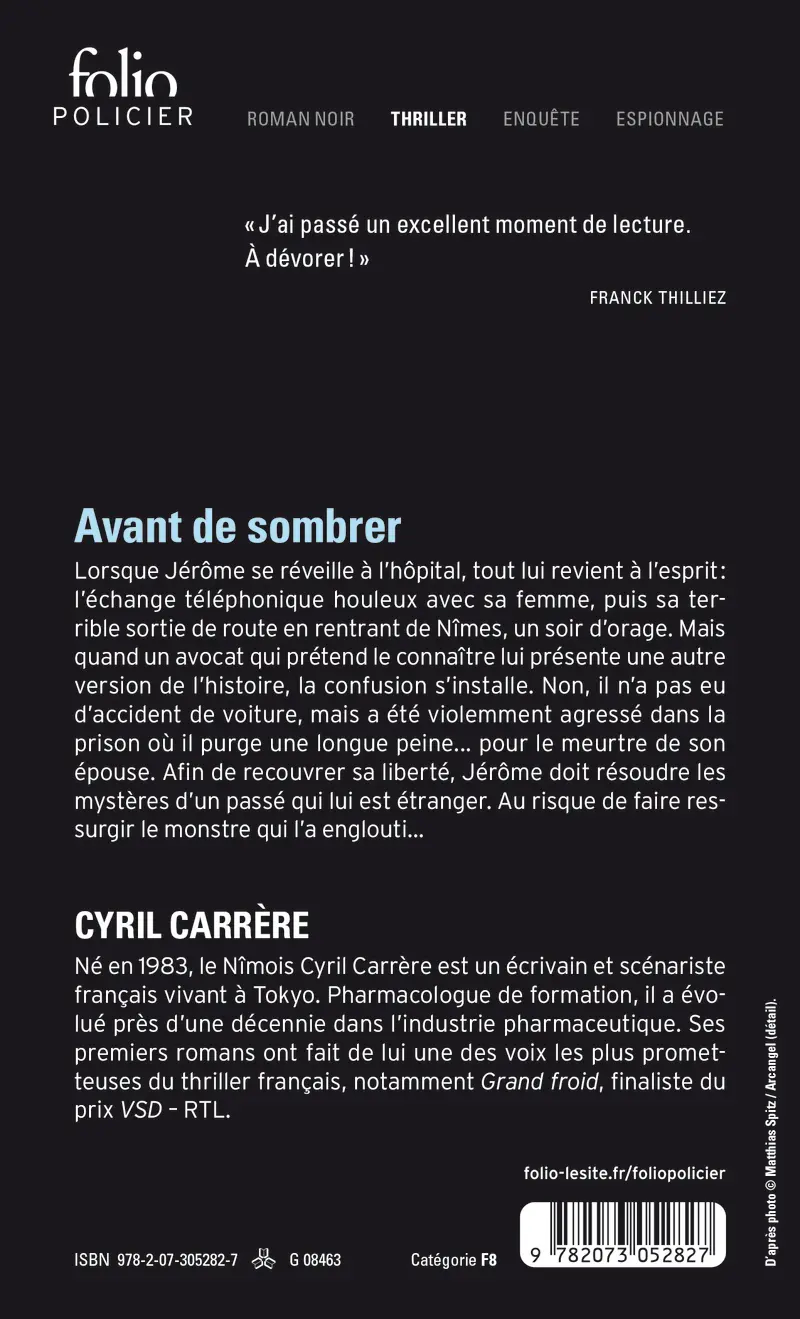 Avant de sombrer - Cyril Carrère