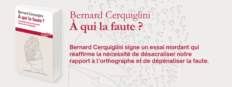 À qui la faute ?