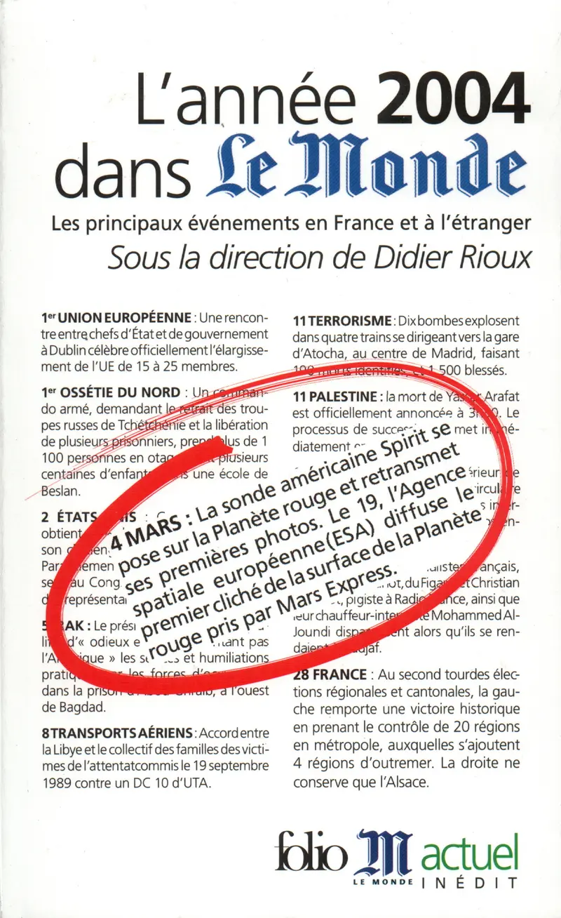 L'Année 2004 dans «Le Monde» - Collectif