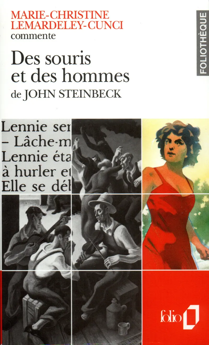 Des souris et des hommes de John Steinbeck (Essai et dossier) - Marie-Christine Lemardeley-Cunci