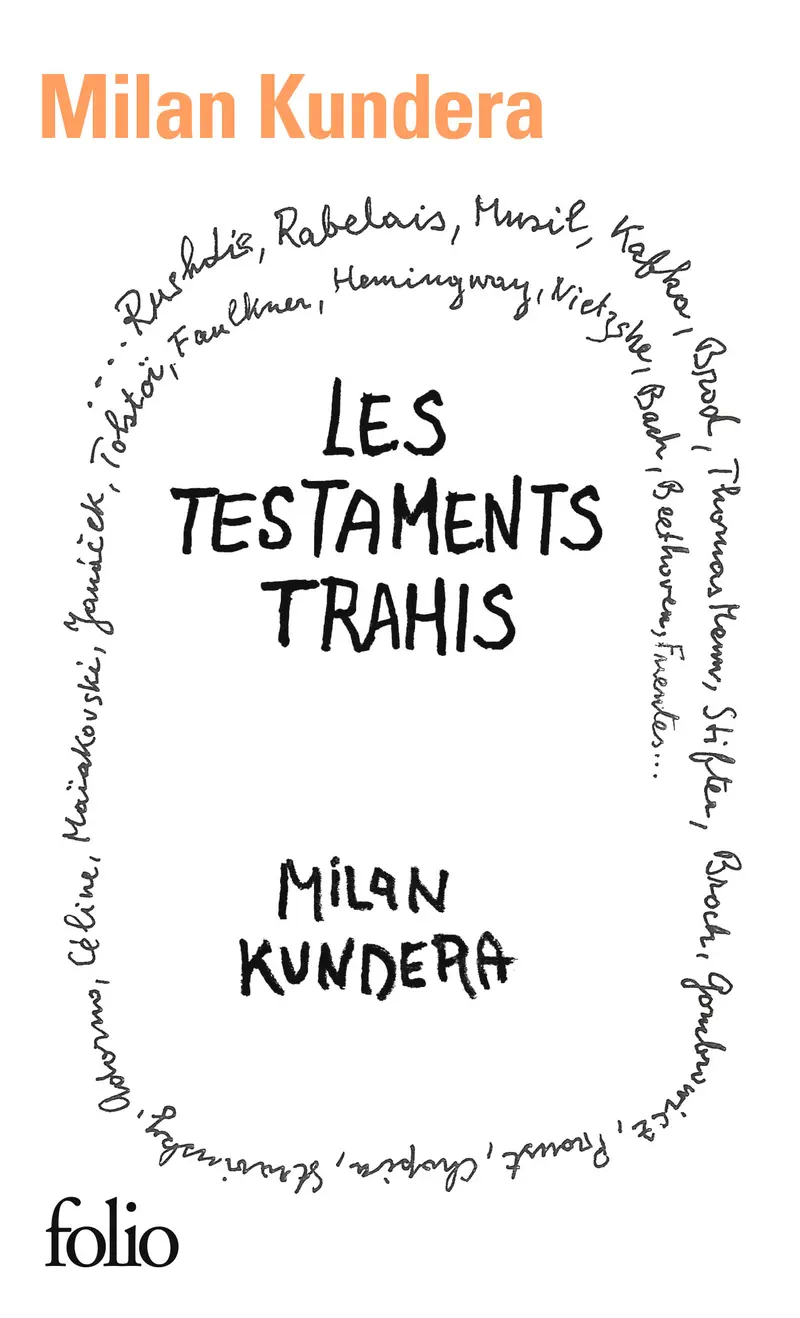 Les testaments trahis - Milan Kundera