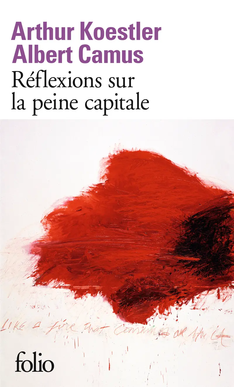 Réflexions sur la peine capitale - Albert Camus - Arthur Koestler