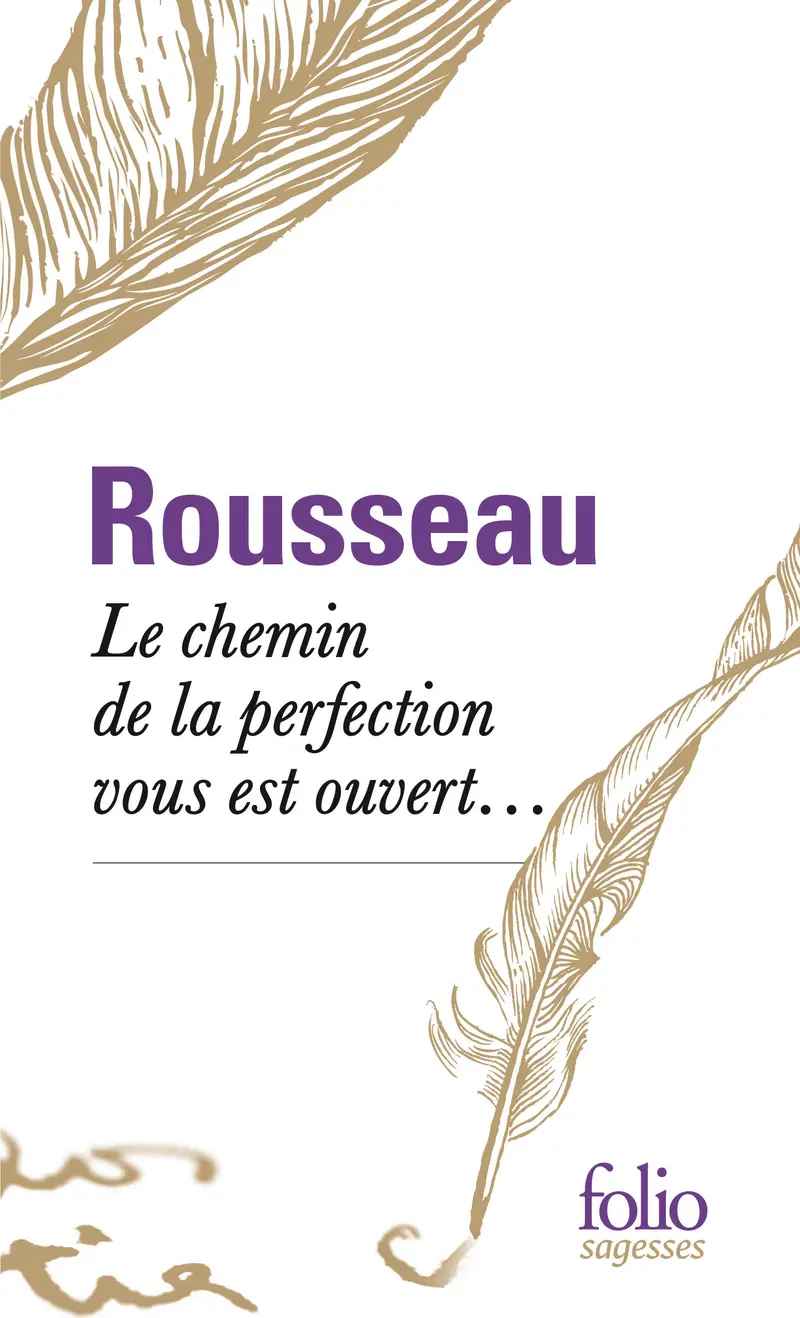 Le chemin de la perfection vous est ouvert... - Jean-Jacques Rousseau