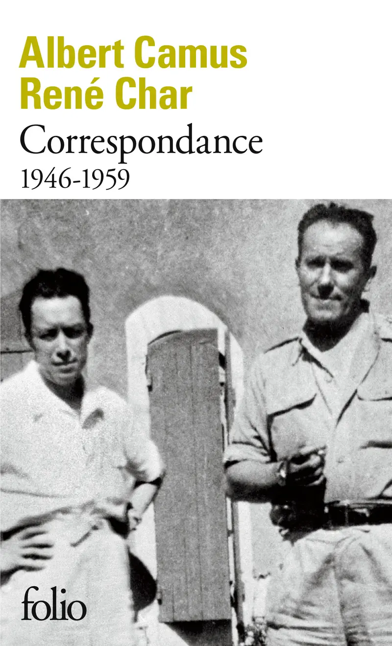 Correspondance - René Char - Albert Camus