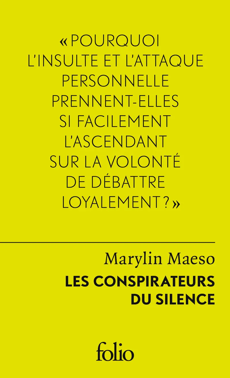 Les conspirateurs du silence - Marylin Maeso