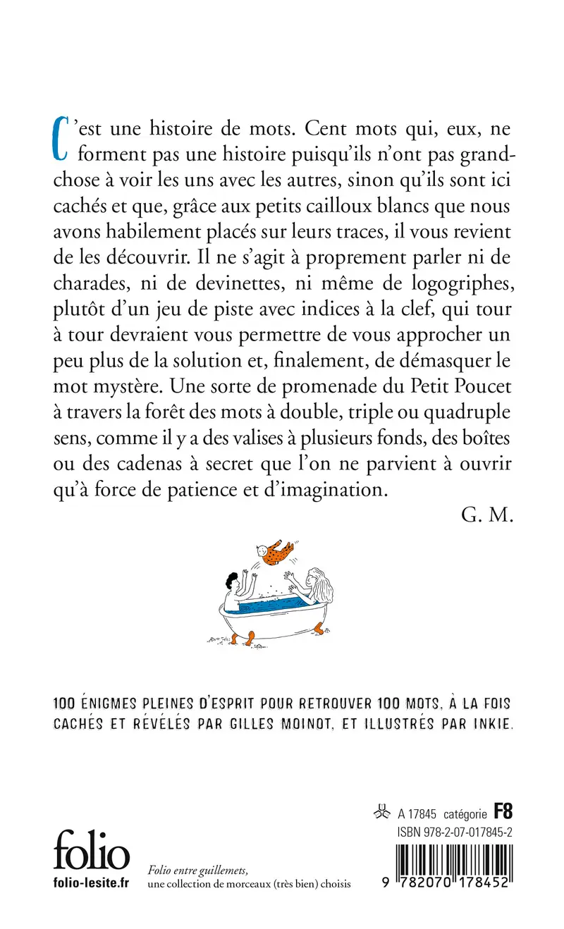 100 mots croisés décroisés - Gilles Moinot - Inkie