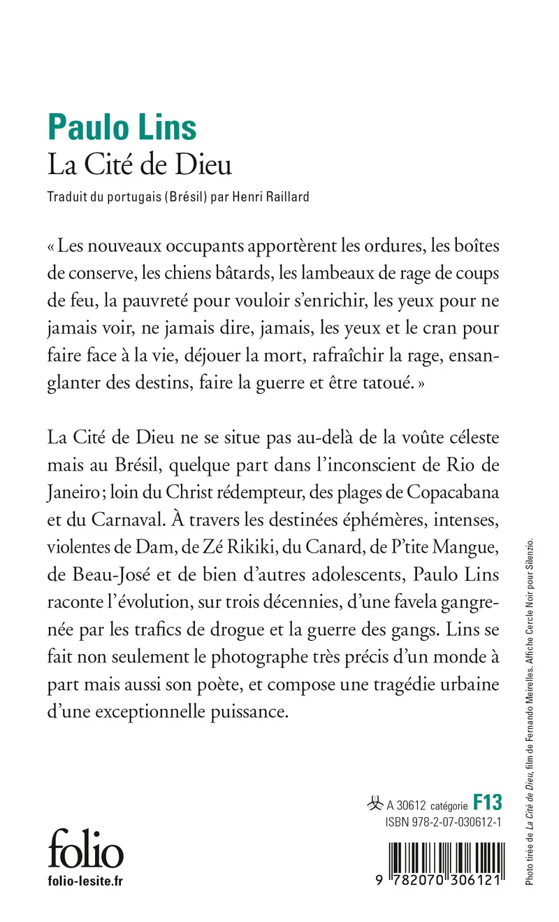 La Cité de Dieu - Paulo Lins