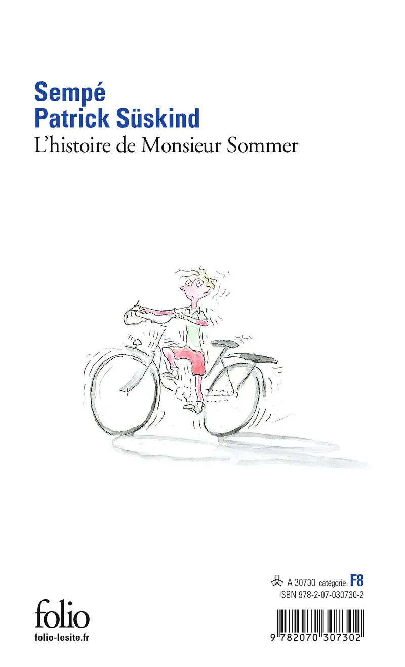 L'histoire de Monsieur Sommer - Patrick Süskind - Sempé - Sempé