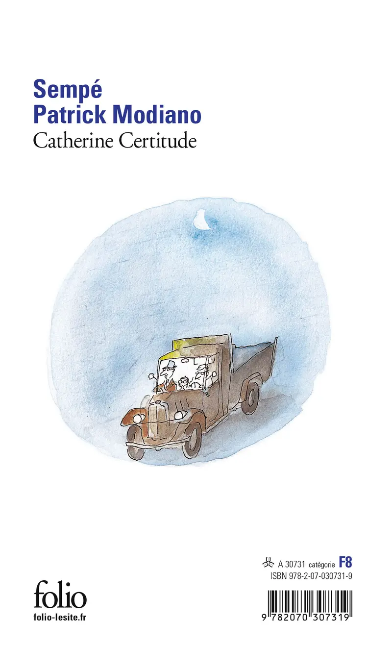 Catherine Certitude - Patrick Modiano - Sempé - Sempé