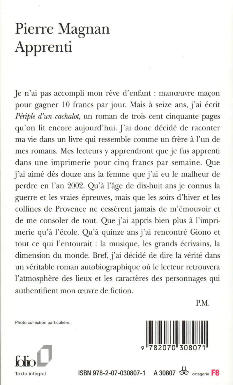 Apprenti - Pierre Magnan