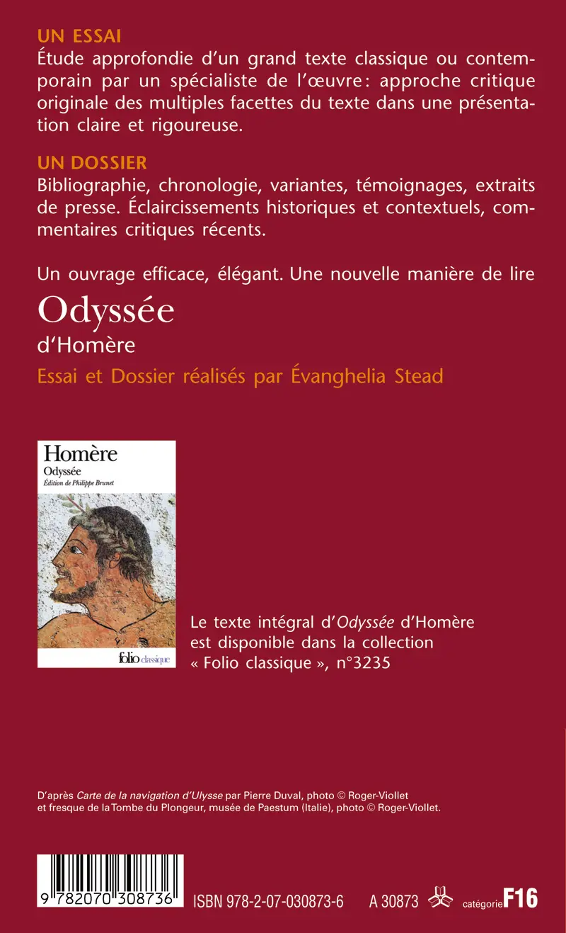 Odyssée d'Homère (Essai et dossier) - Évanghélia Stead