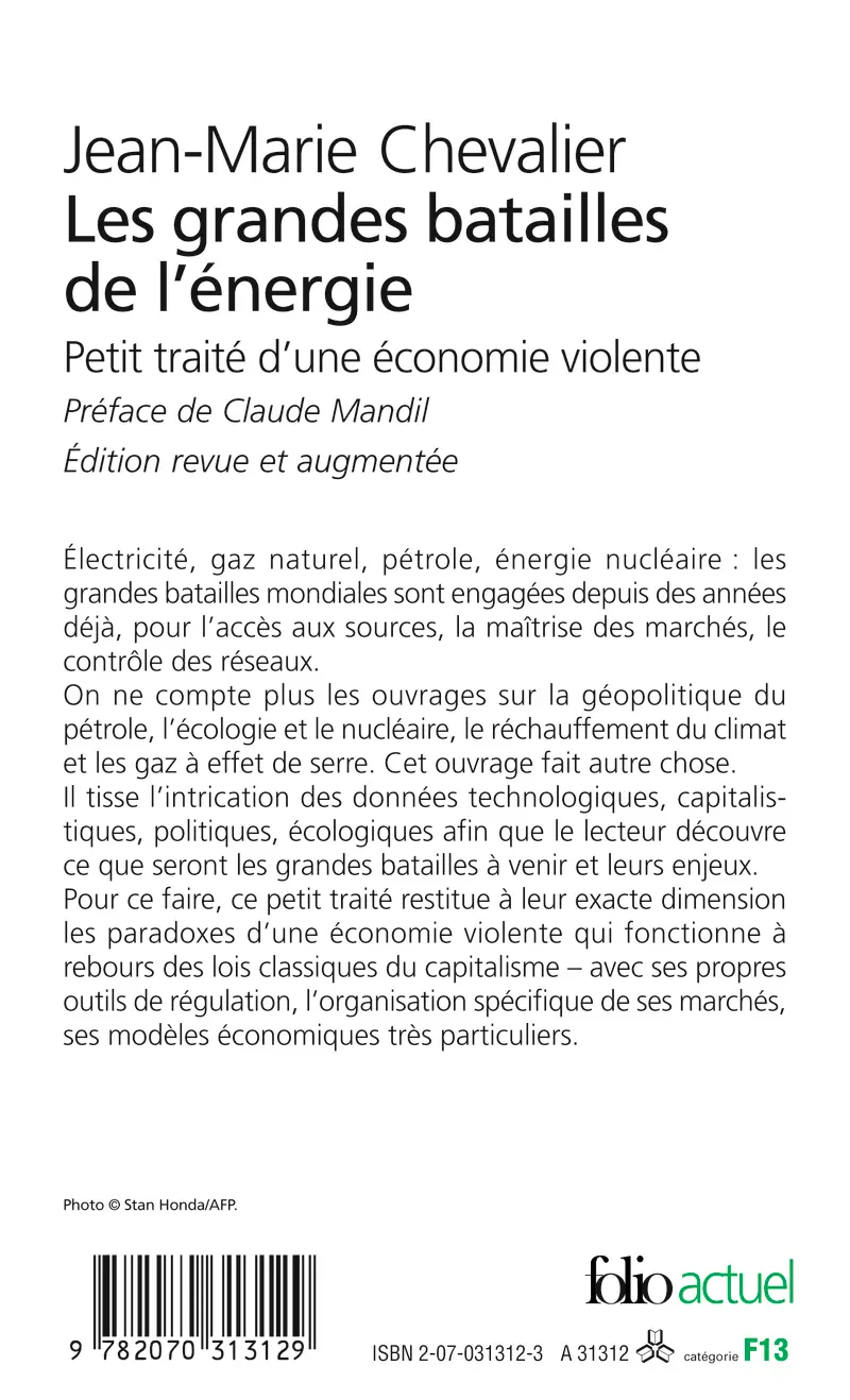 Les Grandes batailles de l'énergie - Jean-Marie Chevalier