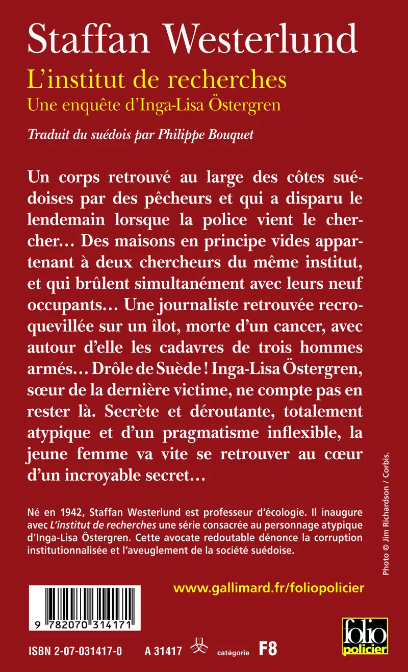 L'Institut de recherches - Staffan Westerlund