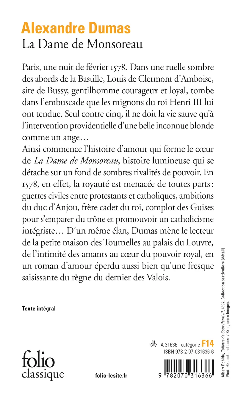 La Dame de Monsoreau - Alexandre Dumas