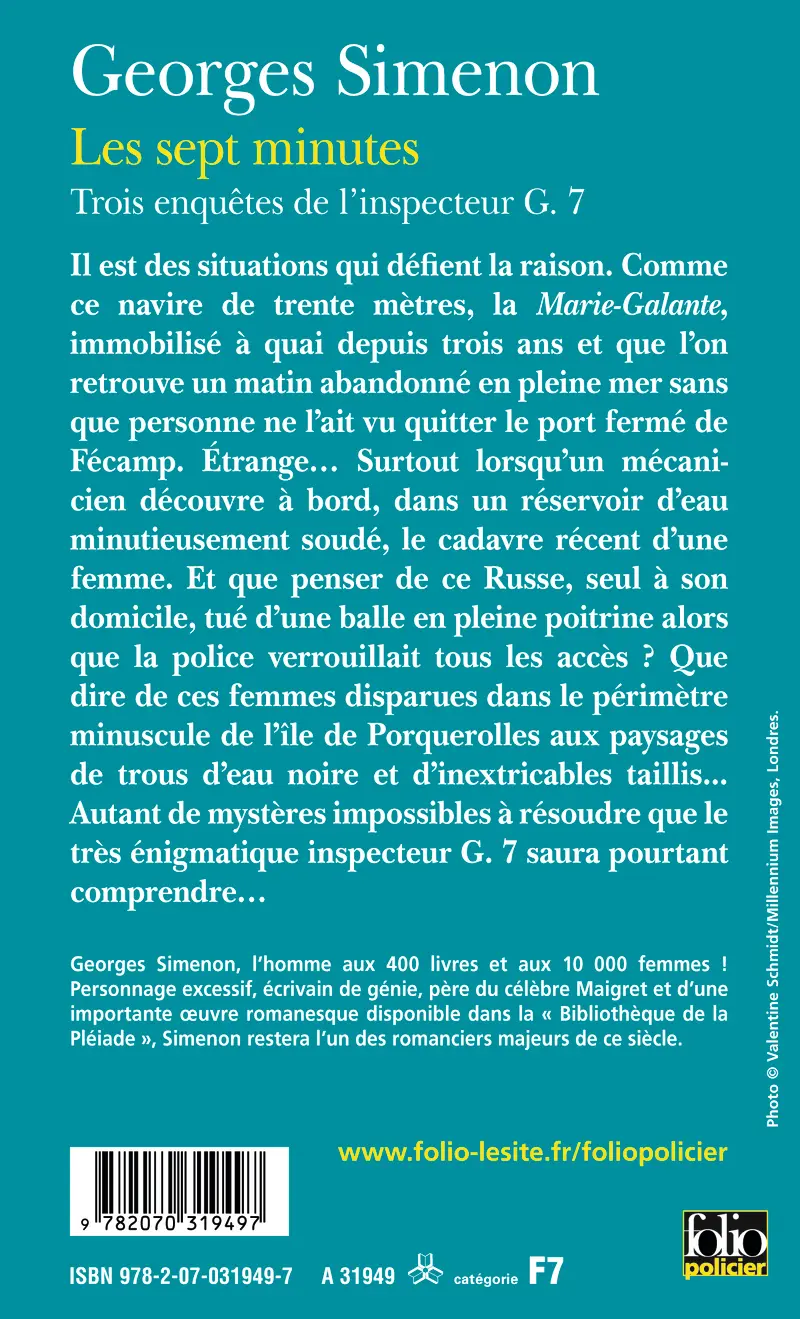 Les sept minutes - Georges Simenon