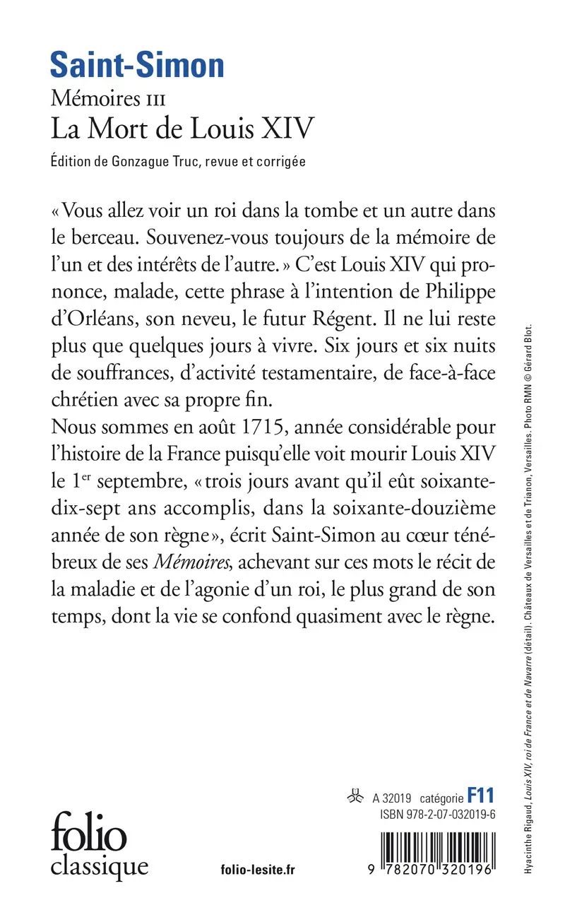 La Mort de Louis XIV - Saint-Simon