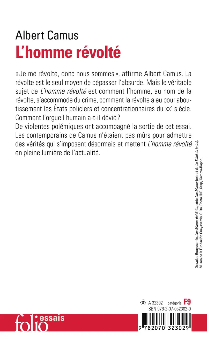 L'Homme révolté - Albert Camus