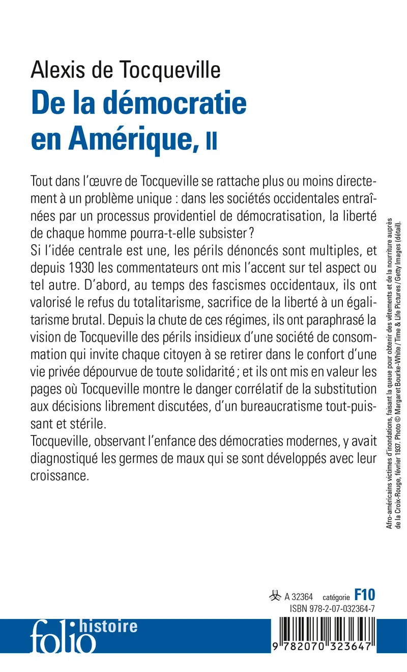 De la démocratie en Amérique - 2 - Alexis de Tocqueville