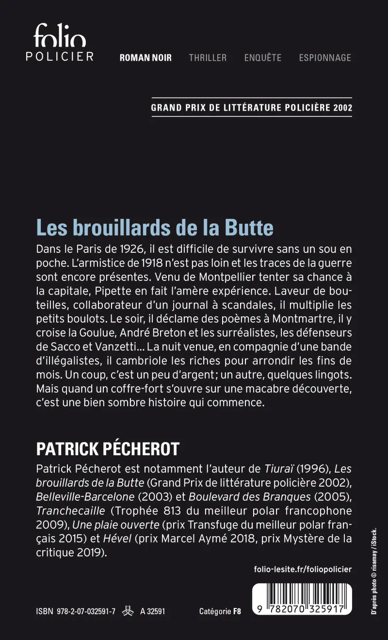 Les brouillards de la Butte - Patrick Pécherot