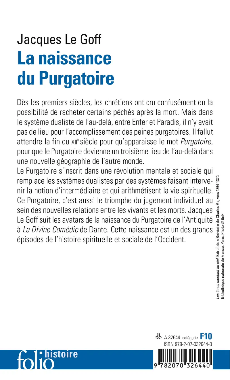 La naissance du Purgatoire - Jacques Le Goff