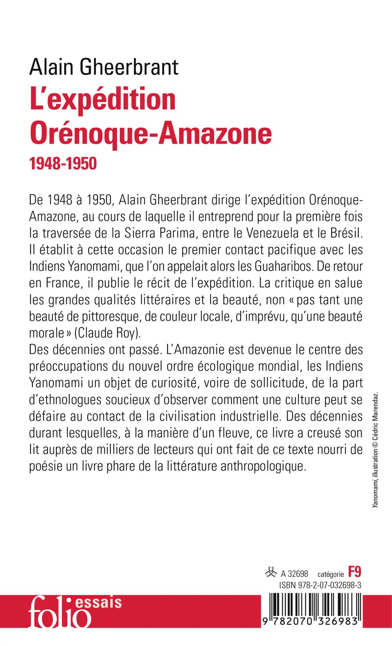 L'expédition Orénoque-Amazone - Alain Gheerbrant