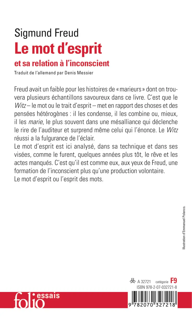 Le mot d'esprit et sa relation à l'inconscient - Sigmund Freud