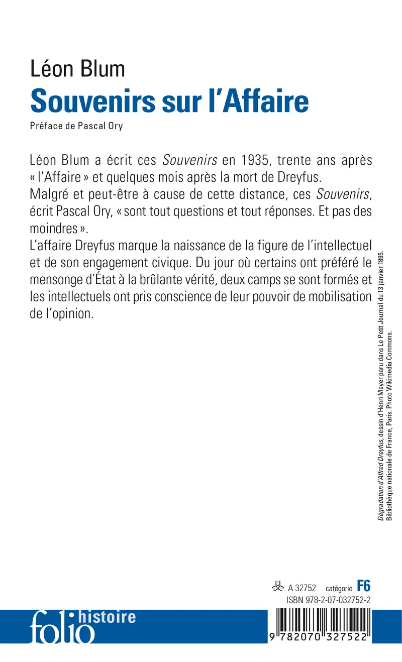 Souvenirs sur l'Affaire - Léon Blum