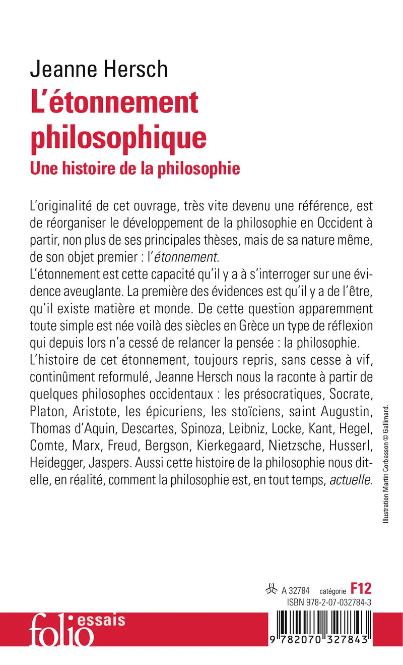 L'étonnement philosophique - Jeanne Hersch