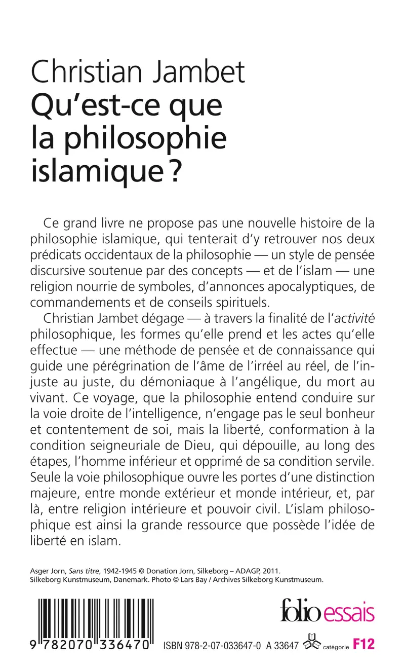 Qu'est-ce que la philosophie islamique? - Christian Jambet