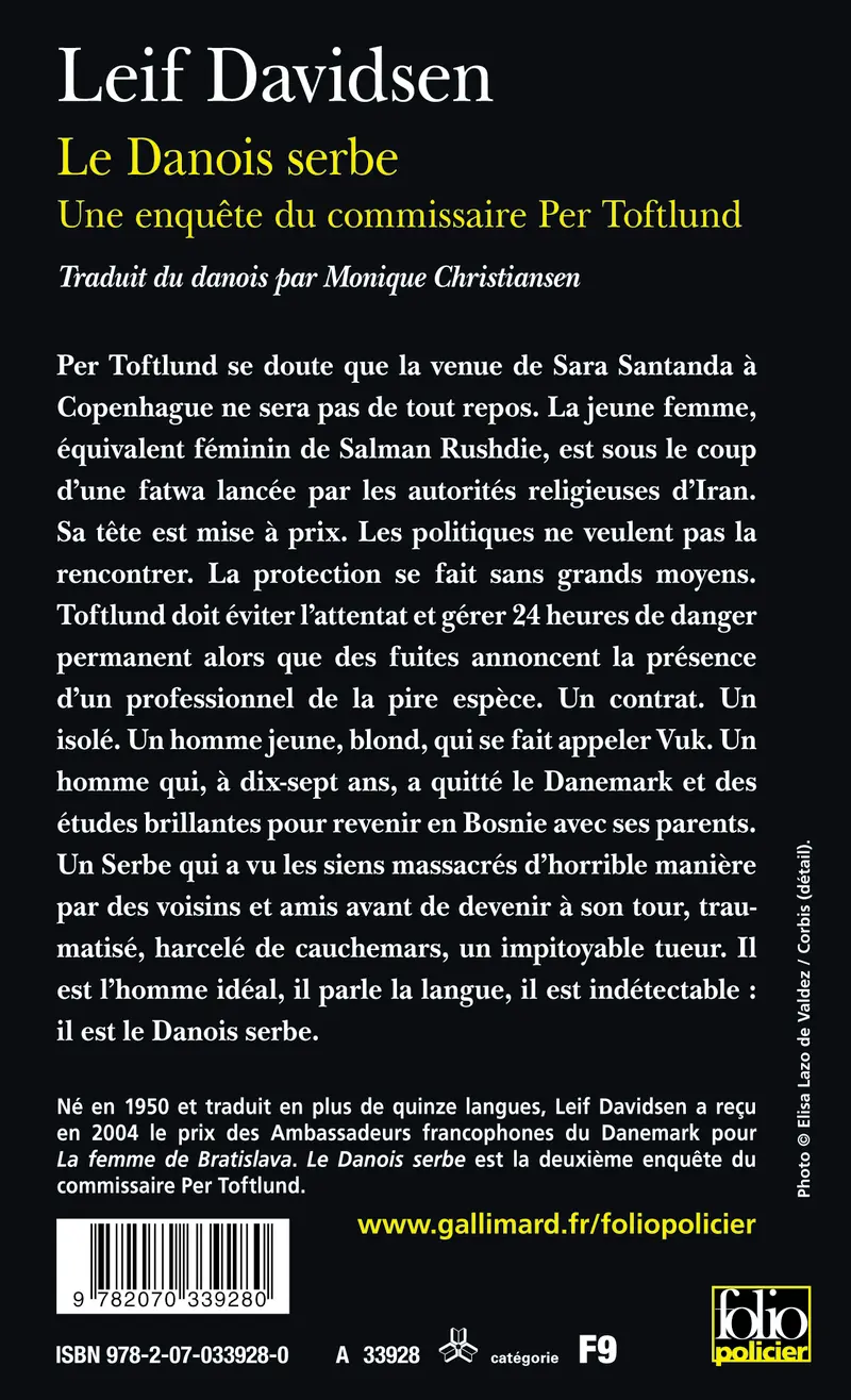 Le Danois serbe - Leif Davidsen